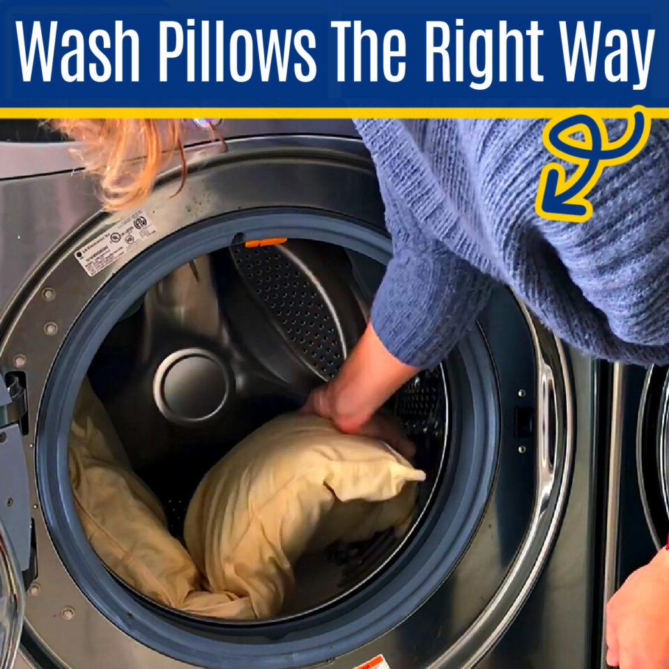 How To Wash Pillows In A Washing Machine Easy Steps Video Guide