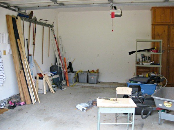 Garage Makeover With Diy Shelves And Chalkboard Cabinets Abbotts