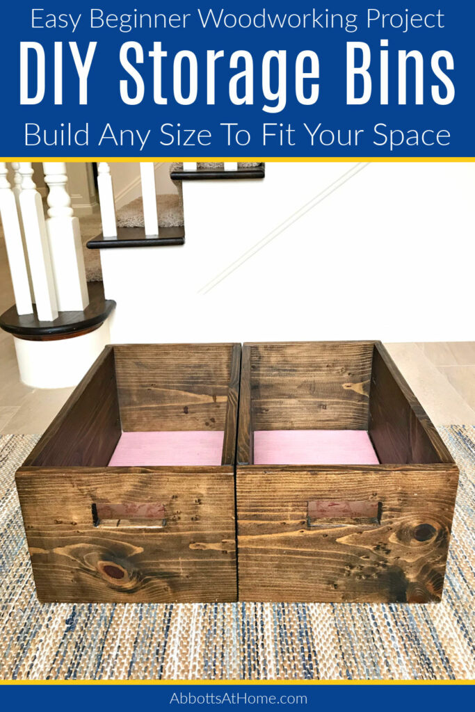 How to: Make Simple and Easy DIY Stacking Wooden Storage Cubes