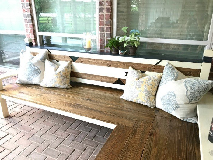 How I built my L-shaped DIY Outdoor Bench for $130, awarded 2nd place in the IG Builders Challenge, season 3