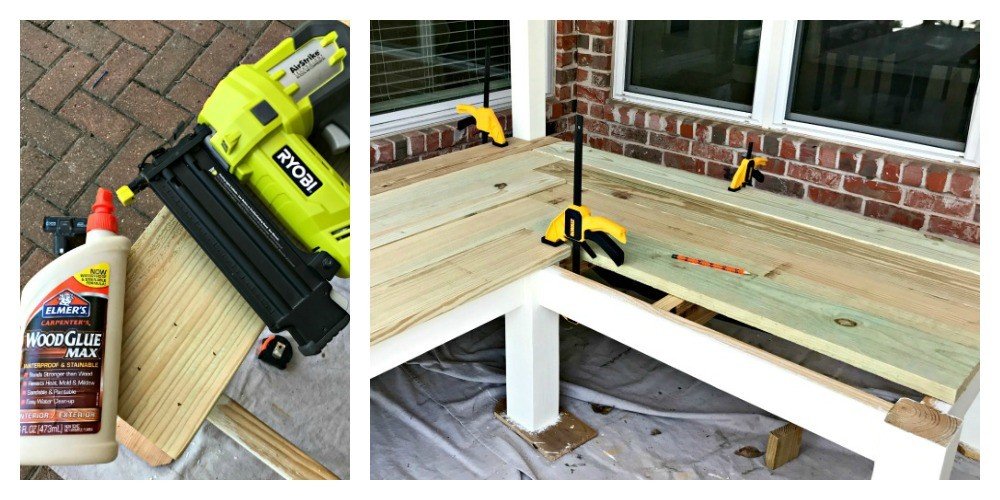 How I built my L-shaped DIY Backyard Bench for $130, awarded 2nd place in the IG Builders Challenge, season 3. These DIY Backyard Bench Plans are pretty simple. They just take time. You can easily adjust these DIY wood bench plans to the right size for your space.