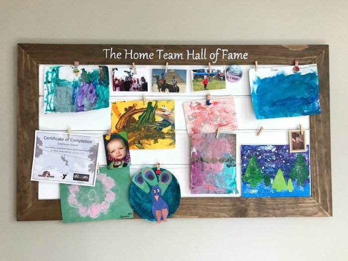 DIY Display Board - Show off Family Memories - Abbotts At Home