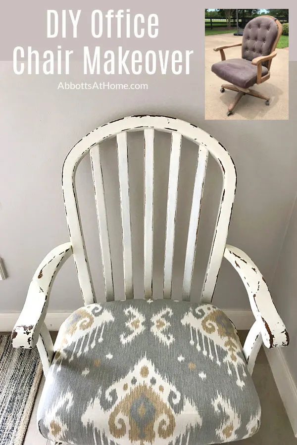 Beautiful DIY Office Chair Makeover: Before And After With Steps - Abbotts  At Home