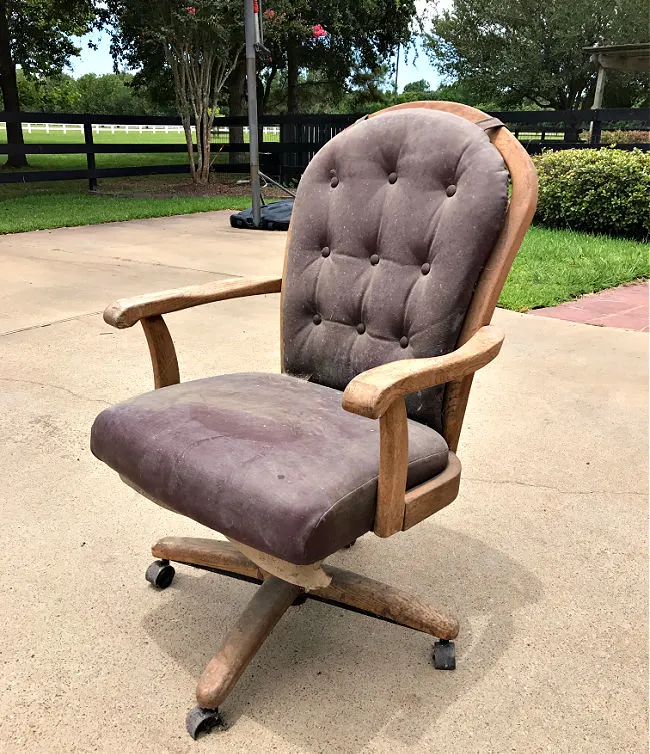Office chair repair faux leather : r/upholstery