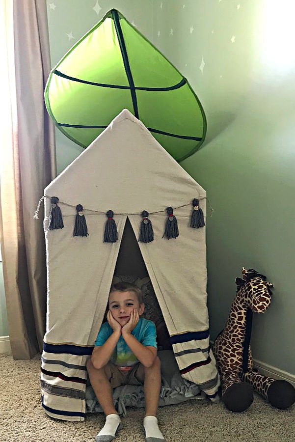 This DIY Kids PVC Pipe Tent is a favorite in our house and the PVC frame is extra sturdy for those active kiddos!