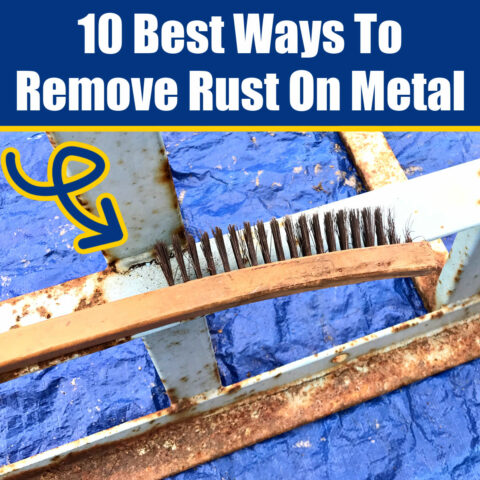 best way to remove rust from metal furniture