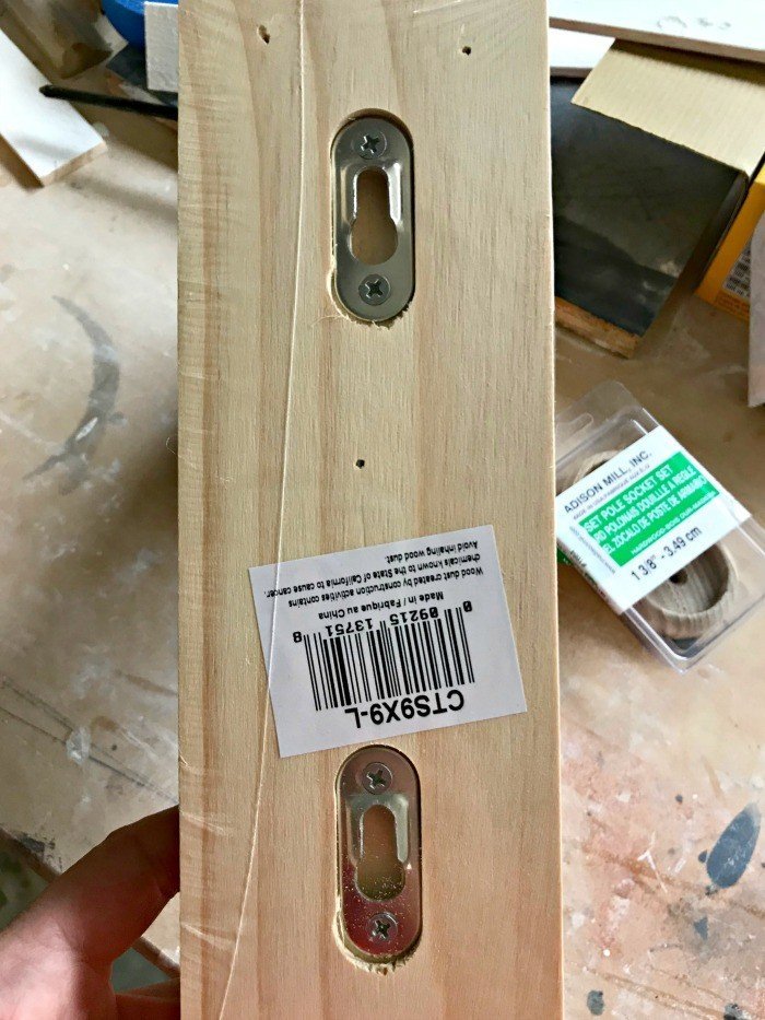 Diy Wooden Curtain Rod And Brackets, How To Make Wooden Curtain Rod Brackets