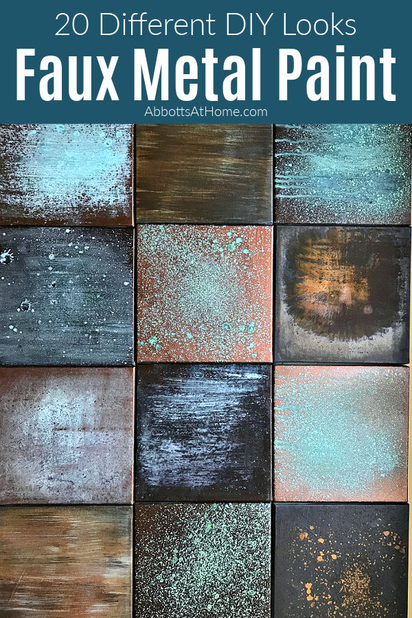 DIY Patina Paint Faux Metal Bronze, Copper, and Rust: 20 Easy Looks -  Abbotts At Home
