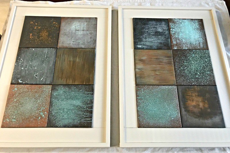 Build a DIY Chunky Wooden Frame for a canvas, print, or anything. You'll save money and get a custom size for your wall decor. #AbbottsAtHome #customframe #DIYframe