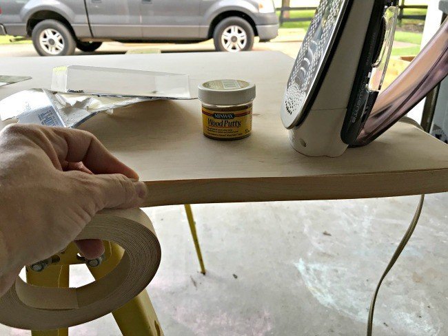 Add style and a great folding table to your Laundry Room with this over washer and dryer DIY Laundry Table. See the full tutorial and printable build plans. This simple build hides those ugly machines, adds extra style and organization. #LaundryTable #WoodworkingIdeas #DIYWoodworking #DIYFurniture #LaundryRoomIdeas #AbbottsAtHome
