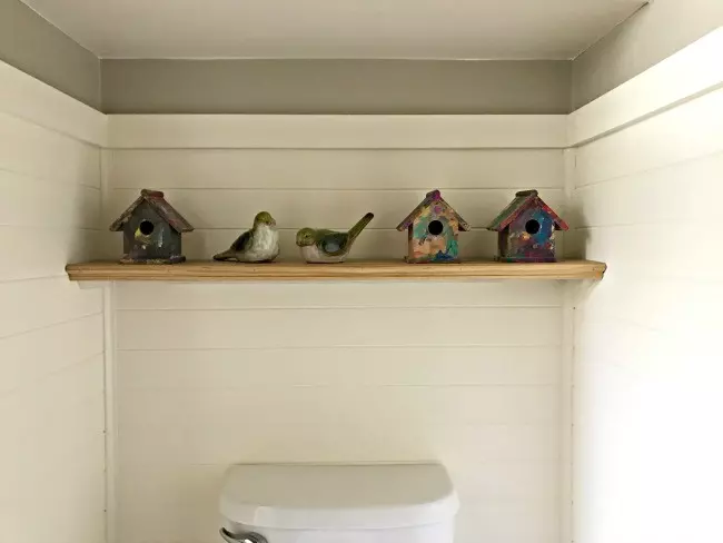 A Quick And Easy Diy Bathroom Shelf Over Your Toilet Abbotts At Home