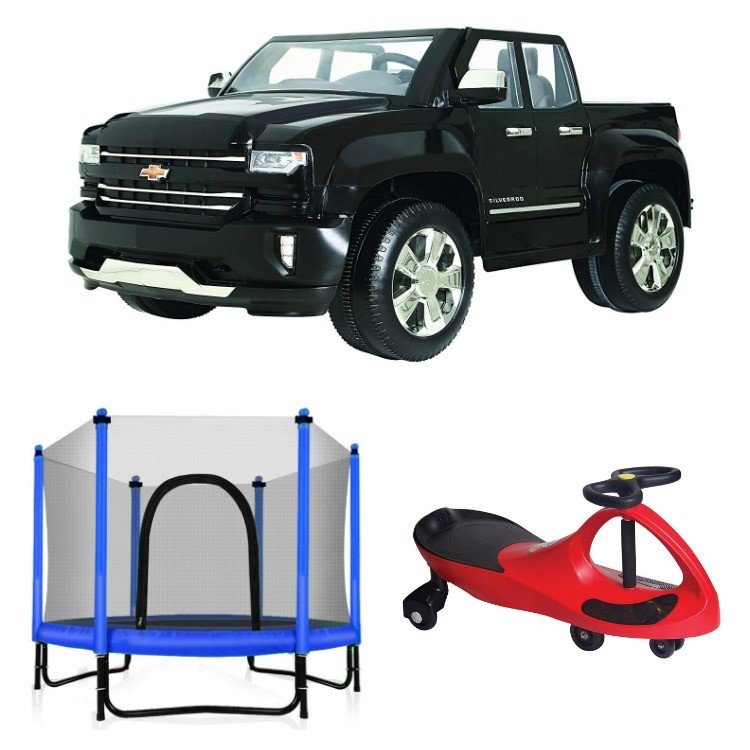 Outdoor Toys! Here's my big list of Best Toy Gifts for Little Boys. These are the toys my kids actually play with, all the time. Includes small gifts, science kits, art supplies, trucks, and outdoor toys. Plus, 5 toy gift fails. #AbbottsAtHome #BestToys #KidsToys #GiftIdeas #BestGifts #Christmas #Birthday