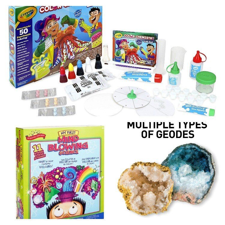 Science Kits! Here's my big list of Best Toy Gifts for Little Boys. These are the toys my kids actually play with, all the time. Includes small gifts, science kits, art supplies, trucks, and outdoor toys. Plus, 5 toy gift fails. #AbbottsAtHome #BestToys #KidsToys #GiftIdeas #BestGifts #Christmas #Birthday