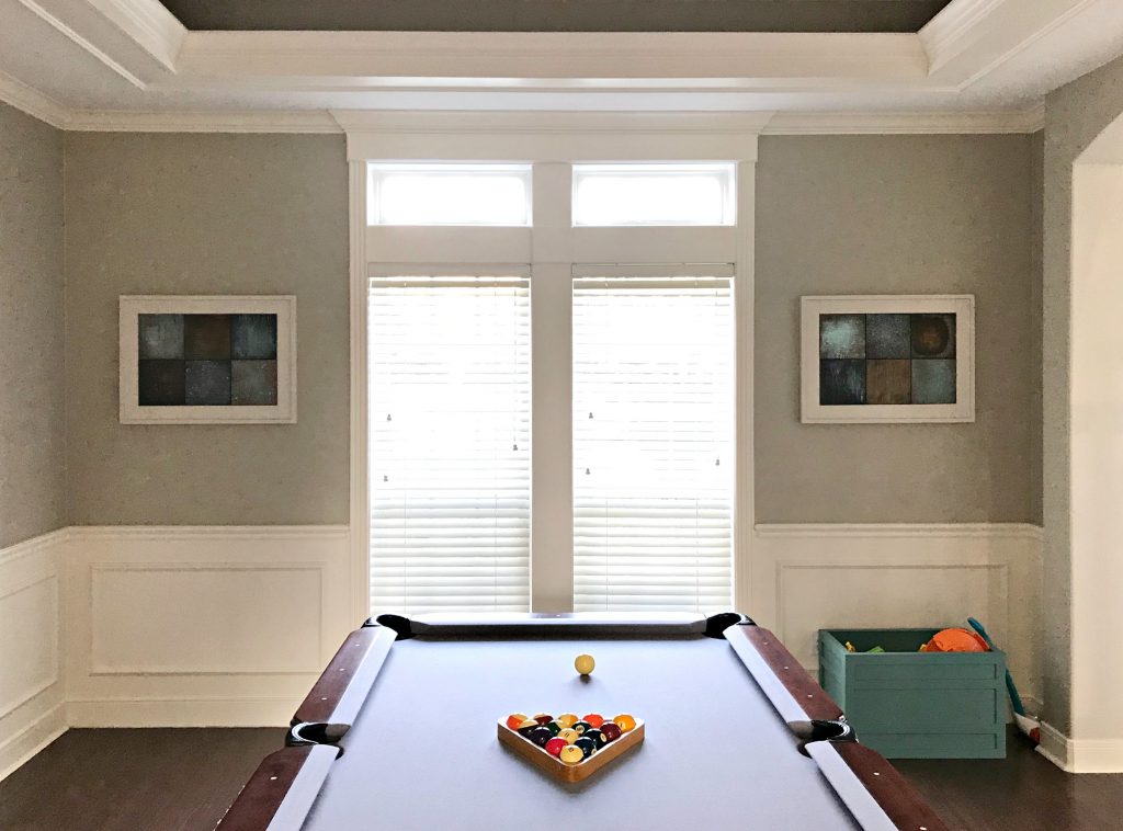 Here's a peek at the rooms I've never really shown you. And, the story behind why I haven't done their room reveals yet. A couple just need a few finishing touches. Like our family game room. But, they're all full of Traditional Home Room Makeover Ideas. #AbbottsAtHome #GameRoom #PlayRoom #PoolTable #TraditionalHome #ManCave