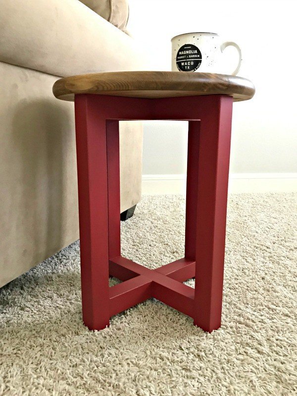 20 Diy Easy Stool Seating Or Round, Diy Round Side Table