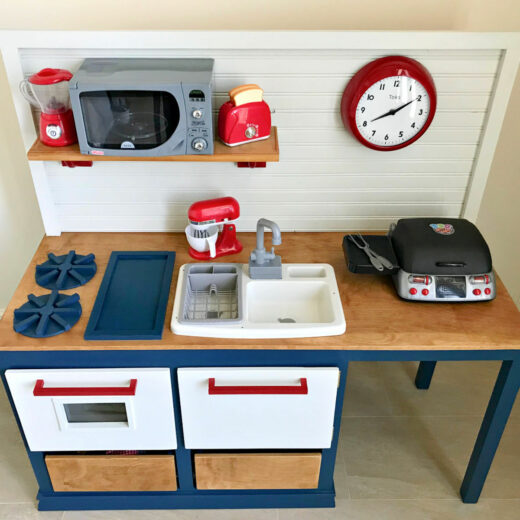 DIY Play Kitchen for Kids: Easy PDF Build Plan And Video - Abbotts At Home