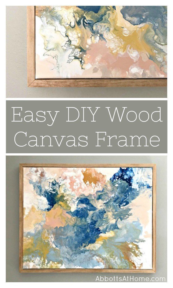 Cheap And Easy DIY Canvas Frame (4-Step Wooden Frame And Video)