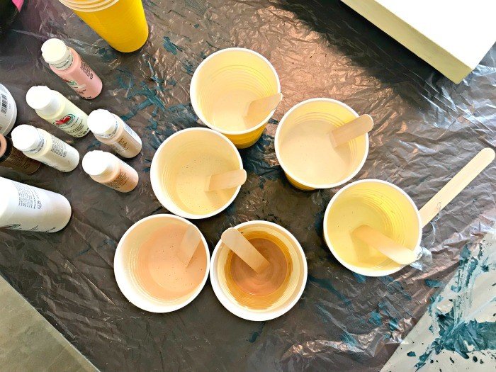 Reuse or repurpose old canvas prints with these DIY Acrylic Pouring Steps. And, how I saved this one from a near fail. #AbbottsAtHome #DIYArt #ArtProjects #ArtsAndCrafts #DIYHomeDecor