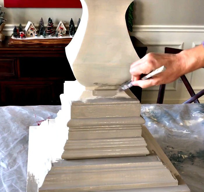Diy White And Grey Distressed Chalk Paint Furniture Abbotts At Home