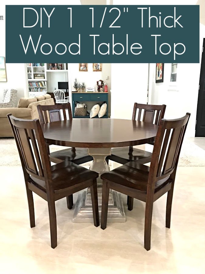 Diy Round Table Top Using Plywood, How To Build A Wood Table Top
