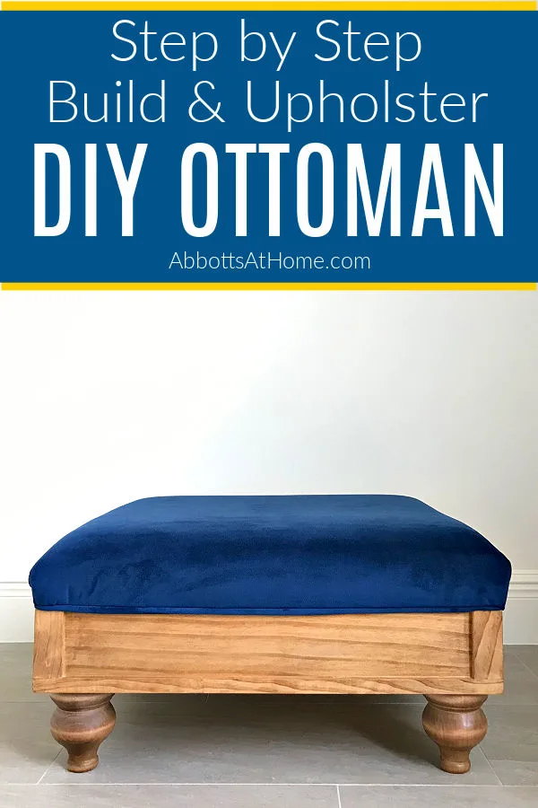 How to Build a Footrest/Footstool - Woodworking & Upholstery