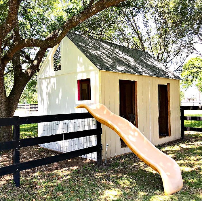 Build A Kids Playhouse From A Shed Sneak Peek Abbotts At Home
