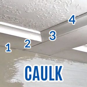 Here's a quick guide and video for where to use Caulk or Wood Filler on any wood trim, baseboards, crown moulding, and wainscoting in your home. Includes answers to these questions: How do you fill gaps in wood trim? What is the best product to fill nail holes in trim? Is it better to use wood filler or caulk?