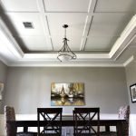 Easy DIY Coffered Ceiling Idea: Simple, Low Profile Design (Steps And ...