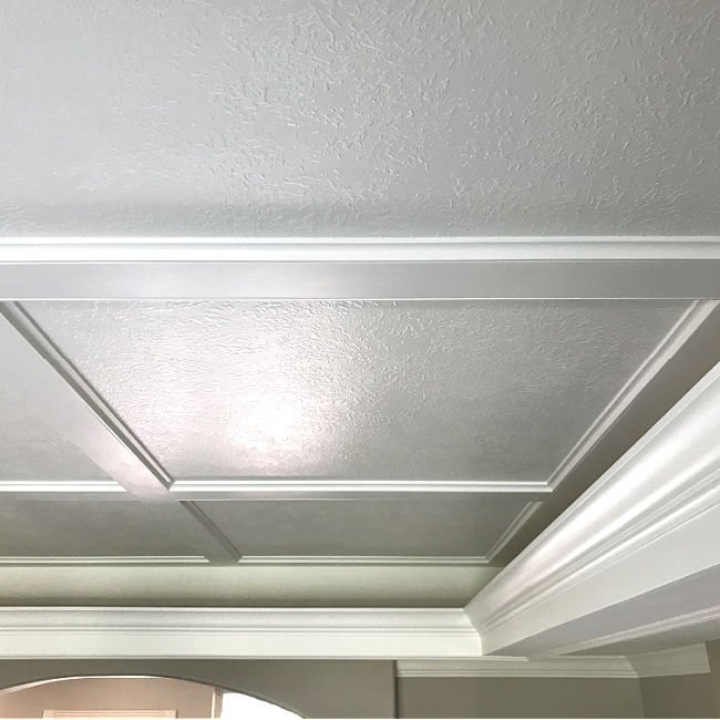 Easy Diy Coffered Ceiling Idea Simple