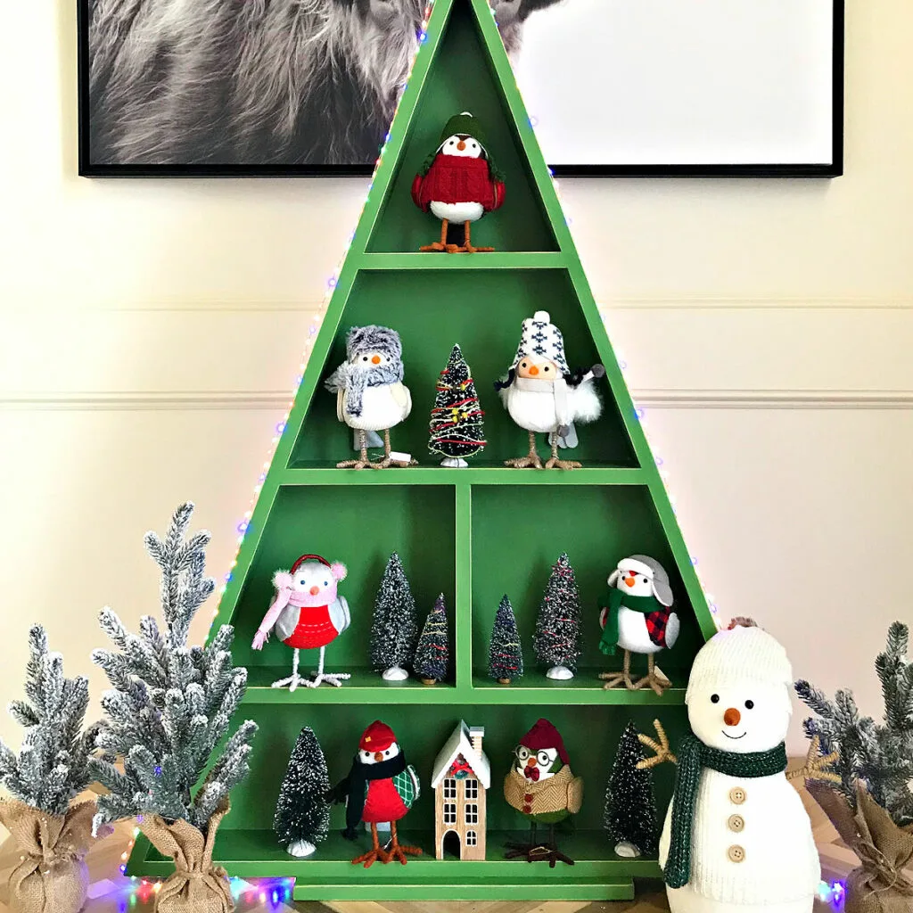DIY Wood Christmas Tree Plans with 2x4s