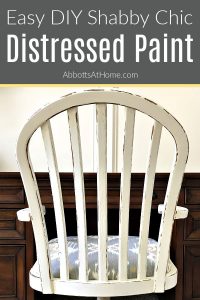 Easy DIY White Distressed Chalk Paint Furniture (Pretty Shabby Chic ...