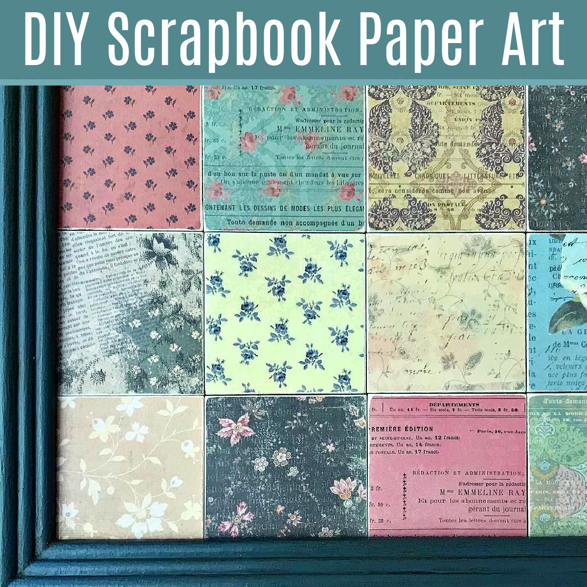 Scrapbook with Matted Photos : No Time To Craft