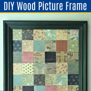 How to Make a Wood Picture Frame - The EASY Way! With just 2 pieces of molding and a Miter Saw. With Easy to Follow Steps and Video Guide.