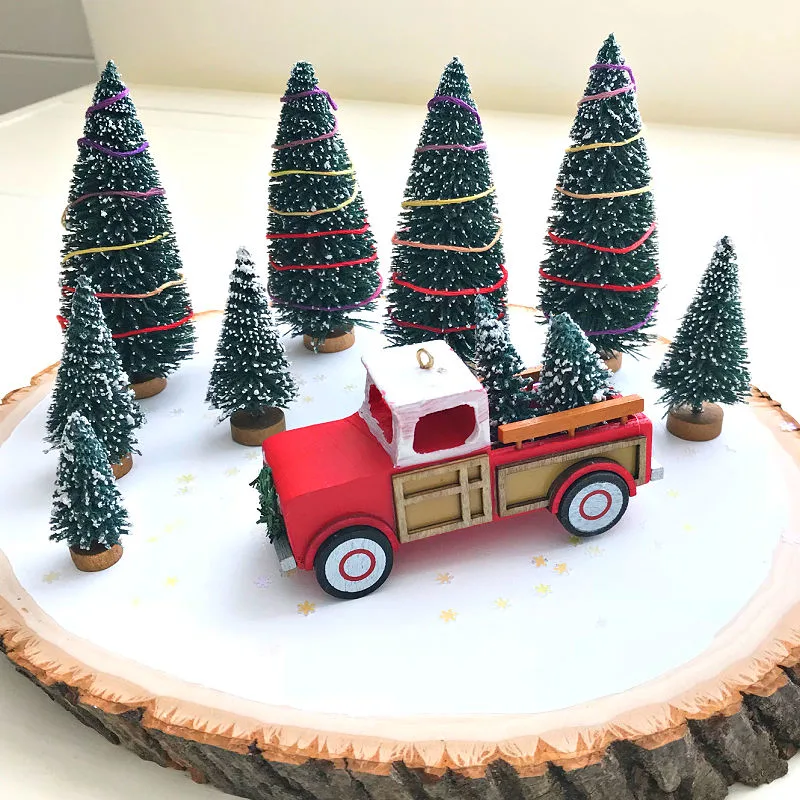 I LOVE This Easy DIY Red Truck Christmas Décor Idea! - Abbotts At Home