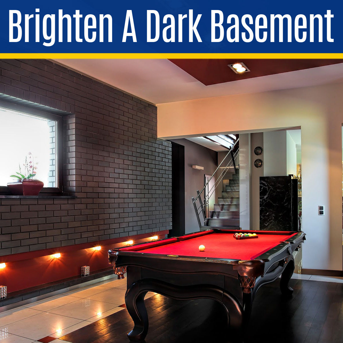 dark basement