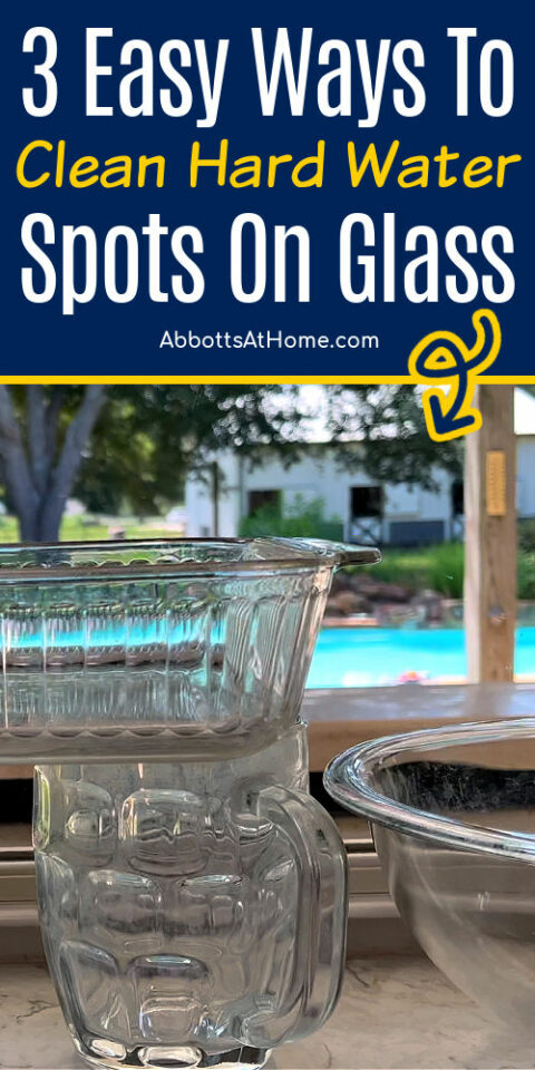 3 Easy Ways To Remove Hard Water Spots On Glassware Steps And Video