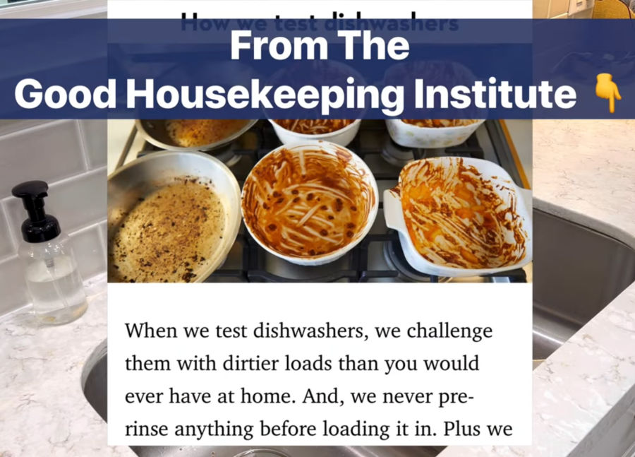 Image of scraped dishes before testing by the Good Housekeeping Institute on how dishwashers clean rinsed dishes and dirty dishes.