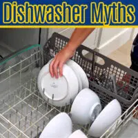 Image of a dishwasher with text 